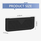 Car Storage Pocket，Leather Car Side Pocket Organizer, Multifunctional Seat Gap Pouch, for Can Hold keys, Wallets, Cards, Mobile Phones, Sunglasses, Banknotes (Black)