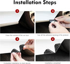 2PCS Car Door Edge Guards, Carbon Fiber Car Door Corner Guards, Anti-Collision Door Corner Protector Trim, Self-Adhesive Auto Corner Protect Sticker, Universal Exterior Decor Accessories