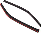 Outside Mount Window Vent Visors Rain Guards Compatible with Pontiac J2000 Sunbird 1982-1985 | Side Window Wind Deflectors Rain Shields | Smoke Tinted, 2 Pcs Set, DGWV-034-5