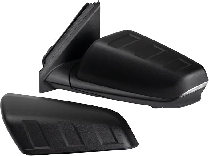 Driver and Passenger Side Mirror Set Power Heated Memory Blind Spot Textured Black Housing Turn Signal Compatible with 2019-2022 Chevrolet Equinox 2018-2022 GMC Terrain GM1320618 GM1321618