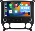 Android 13 Car Radio Compatible for Chevrolet Silverado/GMC Sierra 2014-2019,10 Inch Wireless CarPlay Android Auto Head Unit Stereo Built-in DSP WiFi SWC Type-C Fast Charging [2G+32G]