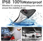 car Electronic Rearview Mirror, Right Blind spot Assistance Mirror for Vehicles, High - Definition Night Vision dashcam, Parking Monitoring, CMS (Black)