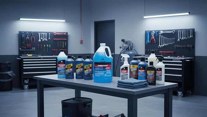 Power Blast Windshield Washer Fluid, 0°F Protection, Blue, 1 Gallon Jug, Ready to Use (1 GALLON, Blue Power Blast 0°F)