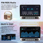 Car Radio Stereo for Chevy Chevrolet Silverado 2007-2013 Tahoe Equinox GMC Sierra Yukon Android 13 with CarPlay Android Auto Bluetooth