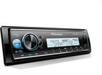 MVH-MS512BS Marine Digital Media Receiver – Bluetooth, SiriusXM, USB, FLAC, Conformal Coating, Color Change, White Display for Outdoor, AM/FM Radio, Hi-Volt RCA, iPhone/Android Compatible