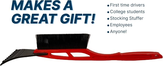 Teal Turtle - Universal - 21 Inch Car Snow Brush and Ice Scraper for Snow and Ice Removal