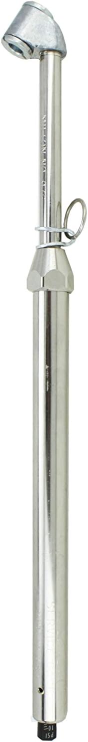 s-976C Calibratable Tire Pressure Service Gauge, Dual Head Chuck, 10-160 PSI