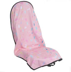 Car Seat Cover Protector Front Seats,for Gym Workout,Running,Swimming,Beach and Hiking,Waterproof Sweat Towel Bucket Seat Covers for Cars SUV Trucks (Pink Marbling, 1Pcs)
