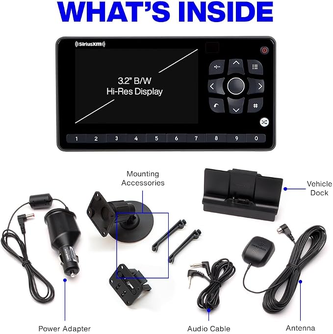 Onyx EZR Satellite Radio with Vehicle Kit (SXEZR1V1)