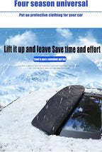 Car Sunshade, Snow Blocking, Antifreeze, Sun Protection, and Rainproof are Easy to Install to Resist Frost, Snow, Wind, and rain