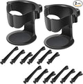Car Cup Holder Expander for Air Vent - Portable Air Conditioning Outlet Drink Cup Holder Car Ashtray Holders - Beverage Bracket Auto Water Bottle Holders with Horizontal Blade Vents (2PCS)