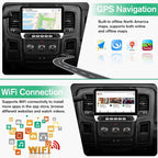 4Core Car Radio Stereo for Dodge RAM 1500 2500 3500 2013 2014 2015 2016 2017 2018 with Android 13 Wireless Carplay Android Auto 5GWiFi Bluetooth 2G Ram 64G ROM(Fit Manual AC)