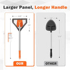 Conliwell Windshield Interior Cleaner Tool - Auto Glass Wash Brush with 2 Washable and Reusable Microfiber Pads | Car Accessories Interior Cleaning Kit for Trucks, SUVs, RVs & Home Windows