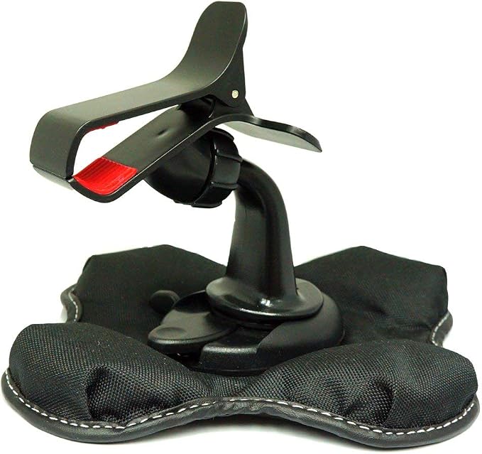 "Claw-X" NonSlip Universal Smartphone Beanbag Friction Dashboard Mount | compatible with iPhone 17 16 15 Pro MAX Air Galaxy S26 S25 Ultra Pixel 10 9 (All smartphones up to 4 inch wide)