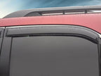 Fit 2010-2017 Chevy Equinox Slim Style Acrylic Smoke Tinted Window Visors |, Dark Smoke, Improve Circulation, Impact Resistant, Waterproof, Anti Fog, Wind Sun Rain Vent Guards, 4PCS