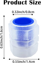 8PCS Car Tire Valve Stem Caps, Universal Noctilucent Waterproof Car Wheel Tire Caps, Suitable for Air Valve Caps for Cars, Motorcycles, Bicycles (Blue)