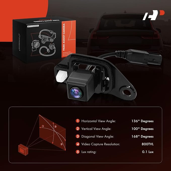 Park Assist Camera Rear View Backup Reverse Camera Compatible with Select Lexus Models - 2013 2014 2015 RX350 - Replace# 8679048141
