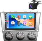 5G WiFi 64G ROM Car Radio Stereo for Toyota Camry 2006 2007 2008 2009 2010 2011 Wireless CarPlay Andriod Auto with SWC GPS Navigation DSP BT FM Rearview with Backup Camera