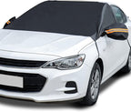 Car Windshield Snow Cover, Windshield Cover for ice and Snow, Frost Windshield Cover for Ice, 2*Removal Side Mirror Protector, Windproof UV Sunshade Cover for Cars, SUVs, Vans