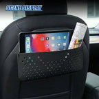 Car Seat Side Pocket Organizer, PU Leather Water-Resistant Car Console Storage Bag, Multifunctional Auto Interior Door Tray Pouch Organizer Accessories for Phone Keys Sunglasses (Black)