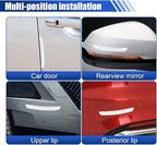 Craedli 6PCS Universal Car Door Edge Guards, Anti-Scratch Auto Bumper Body Protector Trim Guard Car Door Anti-Collision Strips, Self-Adhesive Auto Side Rearview Mirror Protector Sticker(Clear)