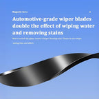 Magnetic Car Windshield Cleaner Tool with Anti-Falling Rope, Double-Sided Window Cleaning Tool for Glass Thickness 3-10mm, Magnet Auto Windshield Cleaner, Universal for Vehicles