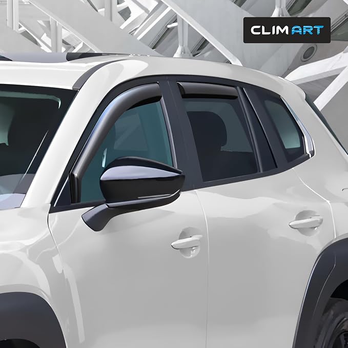 in-Channel Incredibly Durable Rain Guards for Mazda CX-50 2023-2026, Original Window Deflectors, Vent Window Visors, Vent Deflector, 4 pcs. - 623510