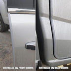 16.4ft(5m) Car Door Edge Guards Light Gray– Fits Most Vehicles, No Glue, U-Shaped, Built-in Metal Clips, Scratch and Chip Resistant – Reduces Dings in Parking Lots