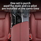 2PCS Car Seat Gap Filler Organizer with Phone Holder,[Upgrade Version] Car Seat Gap Organizer for Prevent Falling,Essential Car Accessories Car Side Seat Gap Filler (Claret)