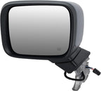 Left Driver Side Mirror Compatible with Jeep Renegade 2015 2016 2017 2018 2019 2020 2021 2022 2023 Door Rear View Mirrors Power Heated with Signal Light Prime Paintable (7 pins)