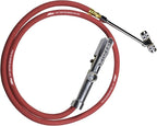 553 Heavy-Duty Truck Tire Inflator with Pressure Gauge, 5' Hose Dual Lock-on Air Chuck, Made in USA (OSHA Compliant) 10-160 PSI