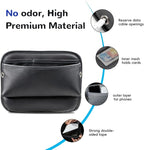 Car Seat Side Pocket Organizer Car Pocket Pouch for Seat, Door, Console, Car Seat Gap Filler Organizer Multifunctional Car Organizer Accessories for Phone Sunglasses Keys Cards (Large)