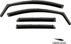 Voron Glass in-Channel Extra Durable Rain Guards for Ford Edge 2015-2024, Window Deflectors, Vent Window Visors, 4 Pieces - 200813