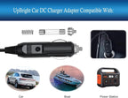 Car DC Adapter Compatible with Snailax SL-126 SL-262 SL-262A SL-262M SL-262P Massage Extra Memory Foam Support Seat Cushion 12V DC Power Supply Charger (Car Cigarette Charger Adapter)