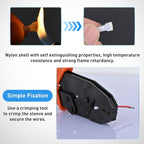 300PCS CE1 Closed End Crimp Terminal 22-16 Gauge Nylon Insulated Closed End Wire Cap Wire Connectors Crimp Cap Terminals Connectors for Automotive Car Truck Boats Marine Electrical Wiring