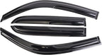 Durable Window Deflector for 1996-2002 Toyota 4 Runner, Original Tape-on Window Visors, Widnow Deflector, rain Guards for Cars, Dark Smoke, 4 PCS WV94751