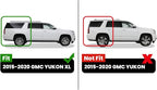 Floor Mats & Cargo Liner with Backrest Mat 2015-2020 for 7-Seater GMC Yukon XL(Only Yukon XL, Not Fit Yukon) & Chevy Suburban (Not fit 8/9 Seater), All Weather TPE Custom Fit Car Floor Liner