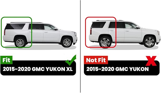 Floor Mats & Cargo Liner with Backrest Mat 2015-2020 for 7-Seater GMC Yukon XL(Only Yukon XL, Not Fit Yukon) & Chevy Suburban (Not fit 8/9 Seater), All Weather TPE Custom Fit Car Floor Liner
