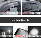 2pcs Original Side Window Wind Deflectors for Chevrolet/GMC 88-99 C/K1500/2500/3500 Standard Cab 92-94 Blazer 95-99 Tahoe,Rain Guards,Nice Looking Window Visors for Cars,Vent Deflector 92099