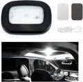 Car Interior Ceiling Roof Lights, Magnetic Rechargeable USB Wireless Dome Lamp, LED Auto Map Reading Light Cover for Insider Roof Ceiling, Universal Car Accessories (Black)