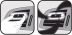 Car Air Freshener | Vent Wrap Provides Long-Lasting Scent, Slip on Vent Blade | Black Ice, 4 Packs (4 Count)