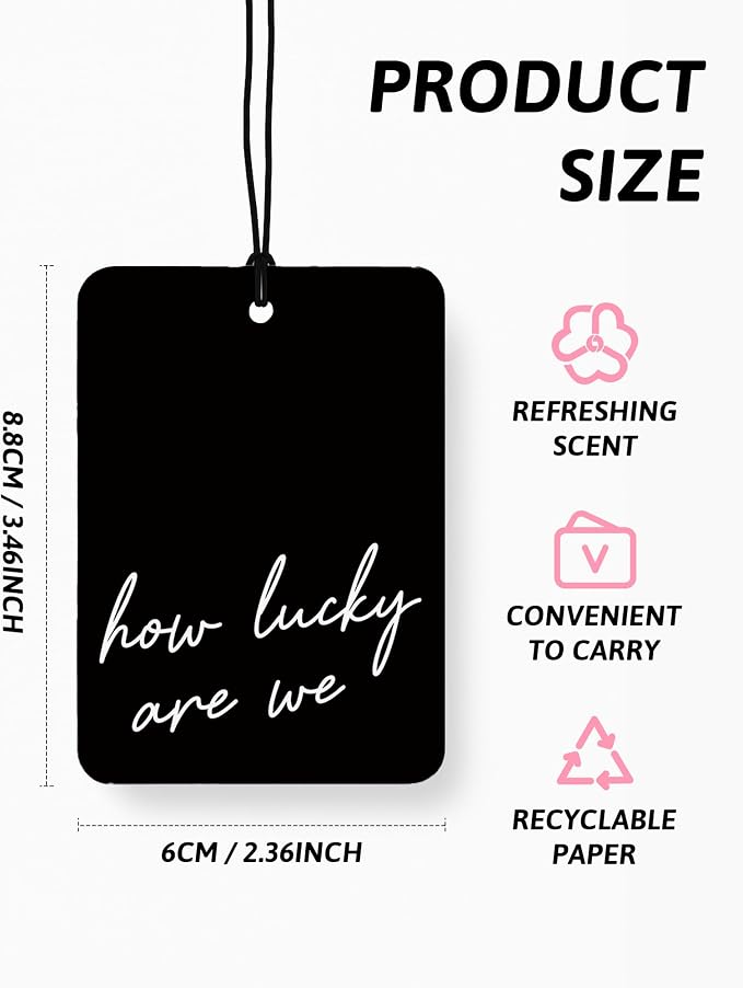 Boho Black Western Car Air Freshener 4 Pcs, Preppy Cow Skull Cactus Cowgirls Boots Hanging Air Freshener for Cars Closet Drawer Books, Western Car Accessories Mirror Decor for Women Men