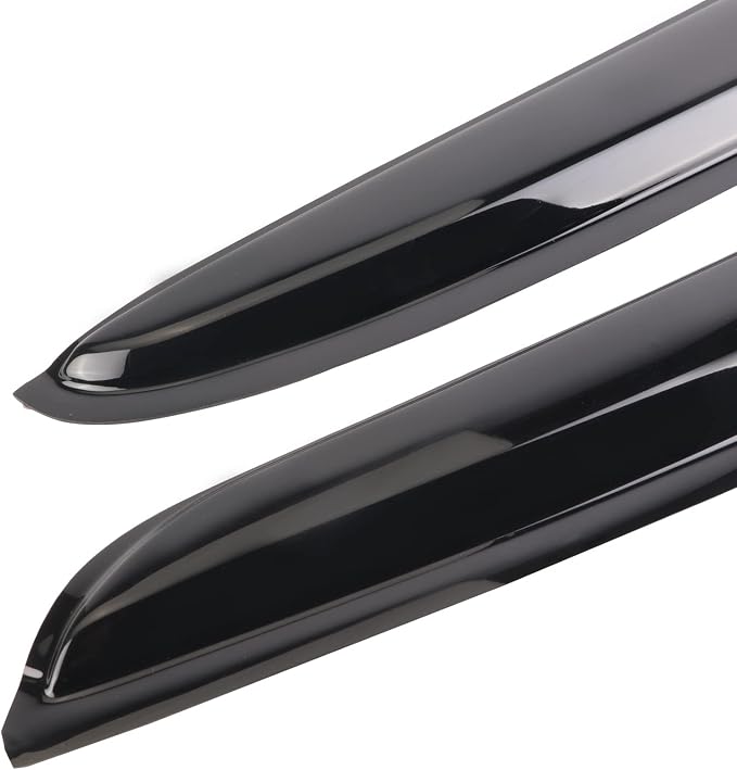 Durable Window rain Guards for 2011-2021 Dodge Charger, Original Tape-on Window Visors, Window Deflector for Cars, Dark Smoke, 4 PCS, WV94313