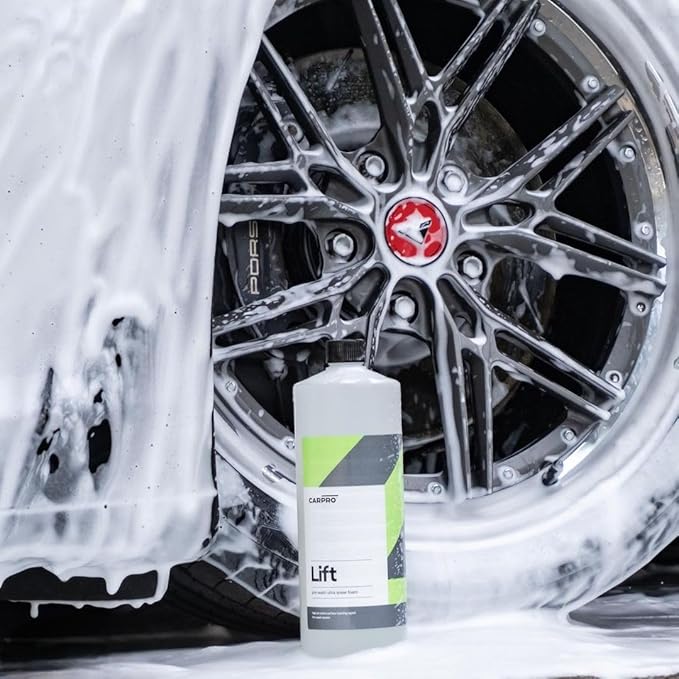 Lift - Pre-Wash Snow Foam Car Wash Soap, Dissolves and Lifts Away a Large Amount of Dirt & Grime, Completely Touchless - Use in Bucket or Foam Cannon, Concentrated - Liter (34oz)