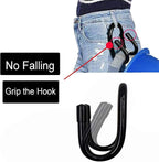 Universal Over The Seat Hard Hat Rack,Hard Hat Holder Back Seat Hanger Headrest Hook - Strong & Flexible - Simple, Easy to Bend into The Needed Shape and Holds Hard hat and Vest with Ease.
