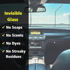 99611 3-Piece Auto Glass Cleaning Kit Includes Premium Glass Cleaner Spray, Wipes and (1) Microfiber Towel for Streak-Free Auto Glass Windows, Windshields & Mirrors