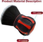 Car Interior Brush, Soft Bristles with Storage Rack, Car Beauty Tools, Car Detailing Brush Kit, Suitable for Most Cars (Red)