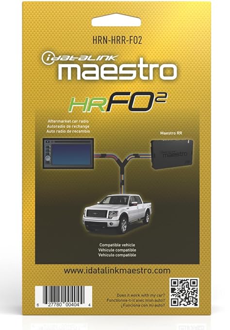 Maestro HRN-HRR-FO2 SWC & Factory Amp Retention Harness for Select Ford 2011+ (ADS-MRR or ADS-MRR2 Module Required)