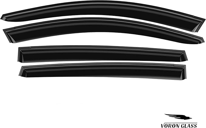 Voron Glass Tape-on Extra Durable Rain Guards for Toyota RAV4 2013-2018 SUV, Window Deflectors, Vent Window Visors, 4 Pieces - 120055
