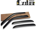 Window Rain Guards for 2001-2007 Chevy Silverado/Gmc Sierra,Window Visors Vent Shade Deflector for 2002-2006 Avalanche/Escalade/Suburban, 2001-2006 Yukon XL,for Crew Cab ONLY